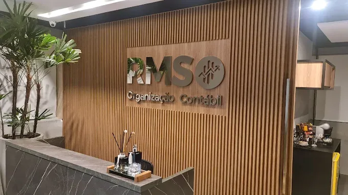 Recepção do escritório da RMS Organização Contábil